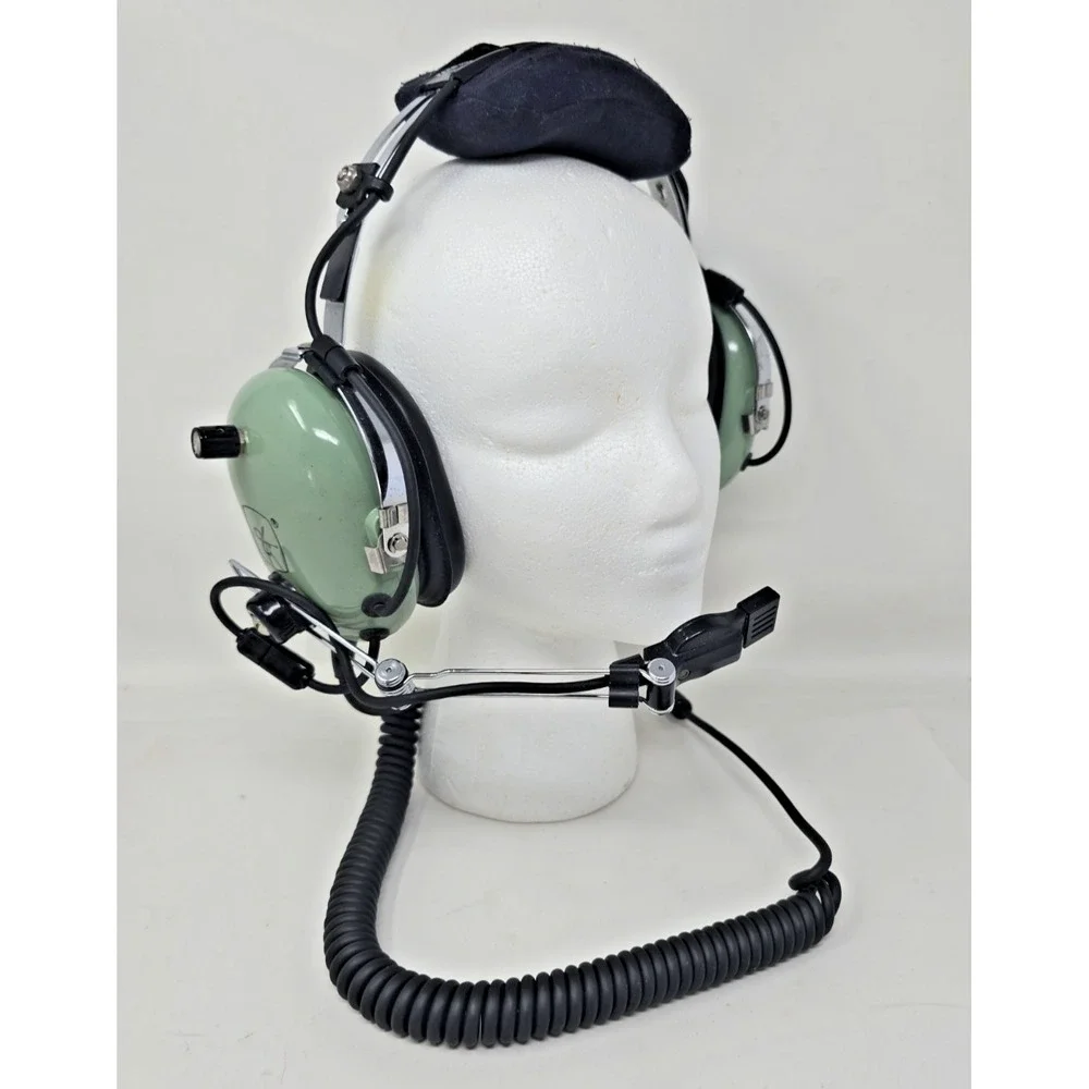 David Clark Aviation Headset Model H10-76 P/N 12510G-21 Untested U114